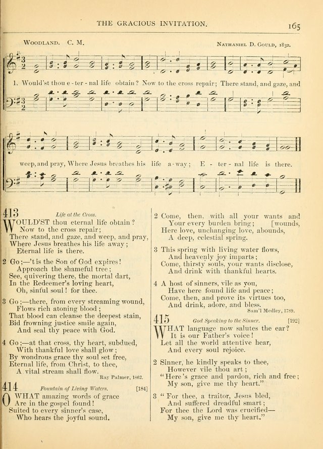 Hymns for the Sanctuary and Social Worship: with tunes page 165