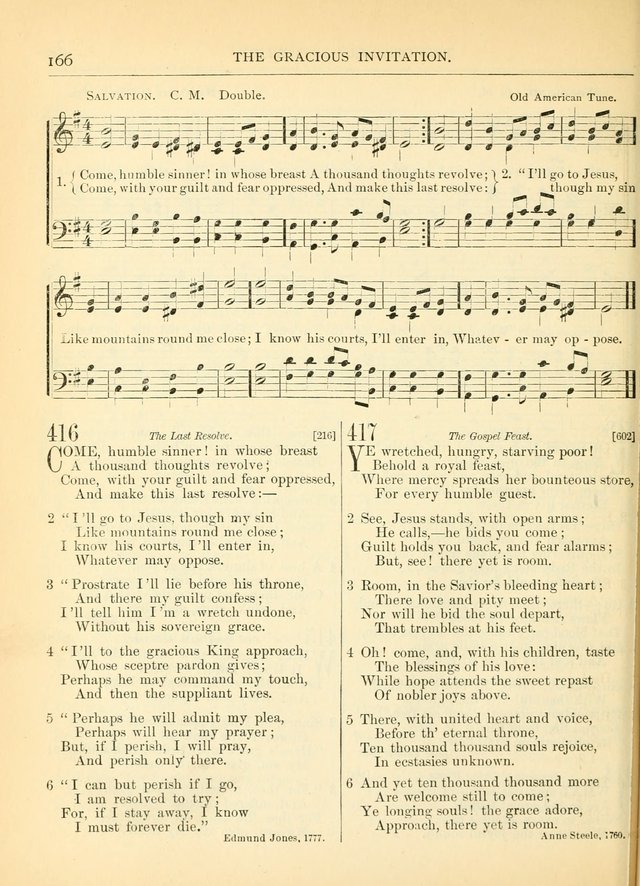 Hymns for the Sanctuary and Social Worship: with tunes page 166