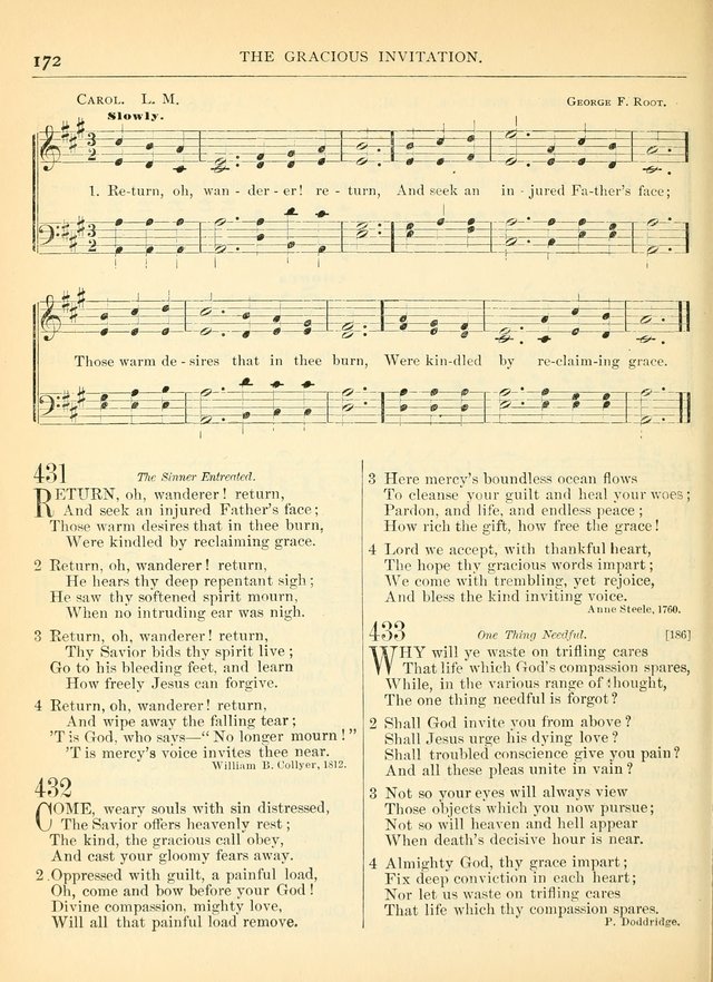 Hymns for the Sanctuary and Social Worship: with tunes page 172