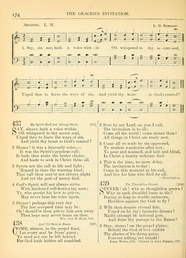 Hymns for the Sanctuary and Social Worship: with tunes page 174