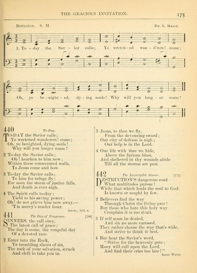 Hymns for the Sanctuary and Social Worship: with tunes page 175