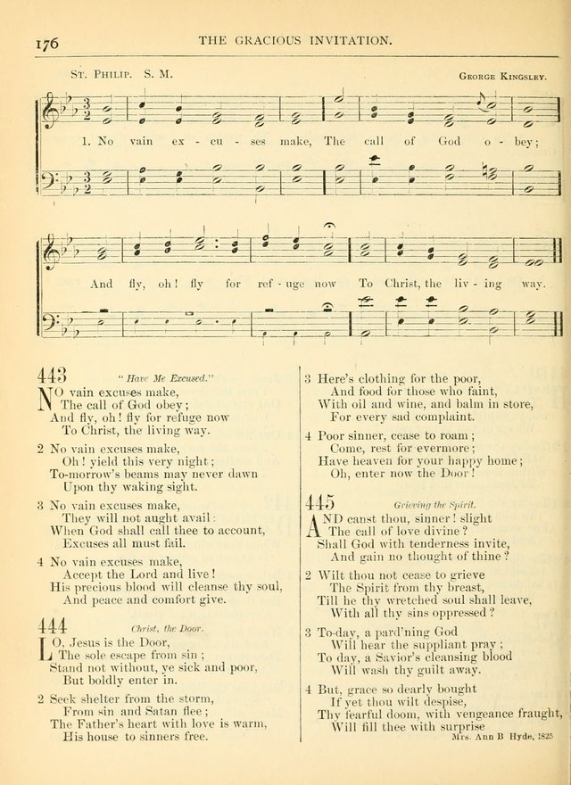 Hymns for the Sanctuary and Social Worship: with tunes page 176