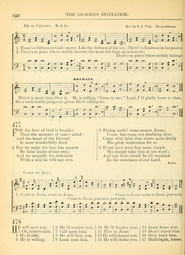 Hymns for the Sanctuary and Social Worship: with tunes page 192