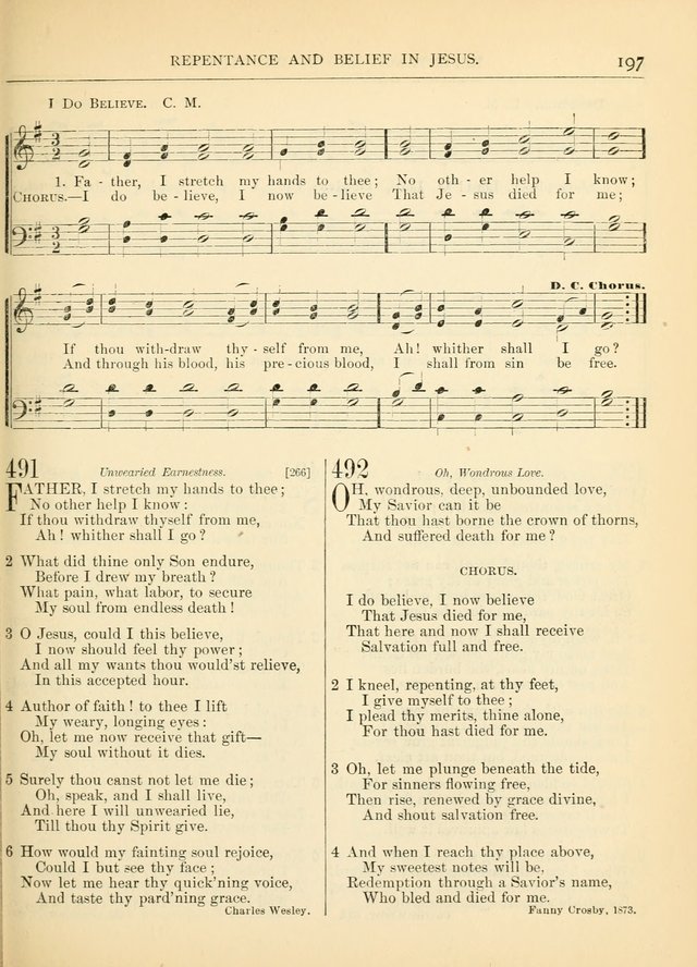 Hymns for the Sanctuary and Social Worship: with tunes page 197