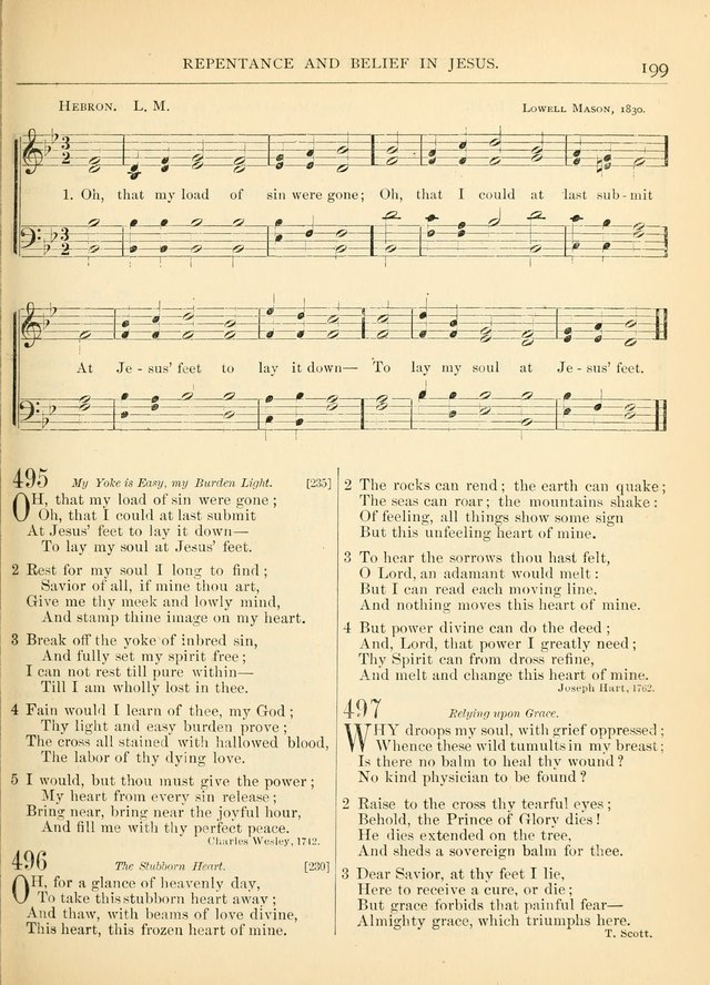 Hymns for the Sanctuary and Social Worship: with tunes page 199