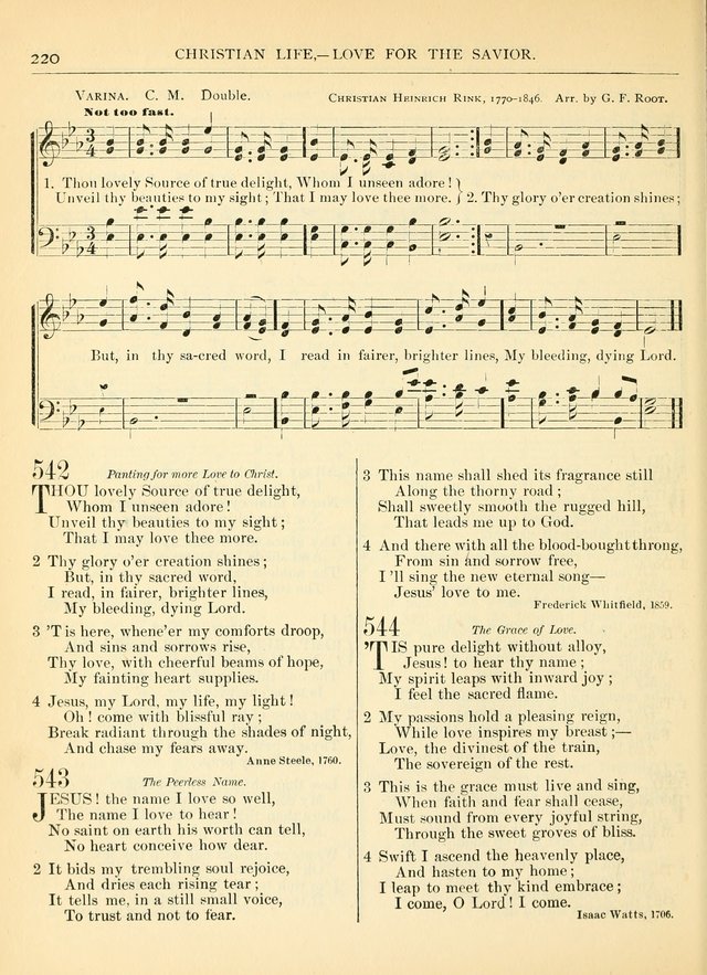 Hymns for the Sanctuary and Social Worship: with tunes page 220