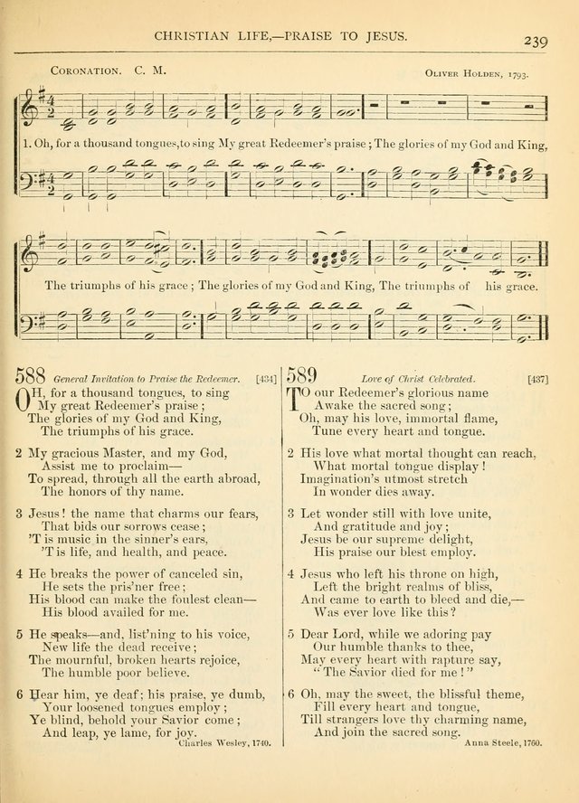 Hymns for the Sanctuary and Social Worship: with tunes page 239
