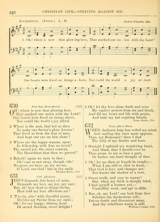Hymns for the Sanctuary and Social Worship: with tunes page 256