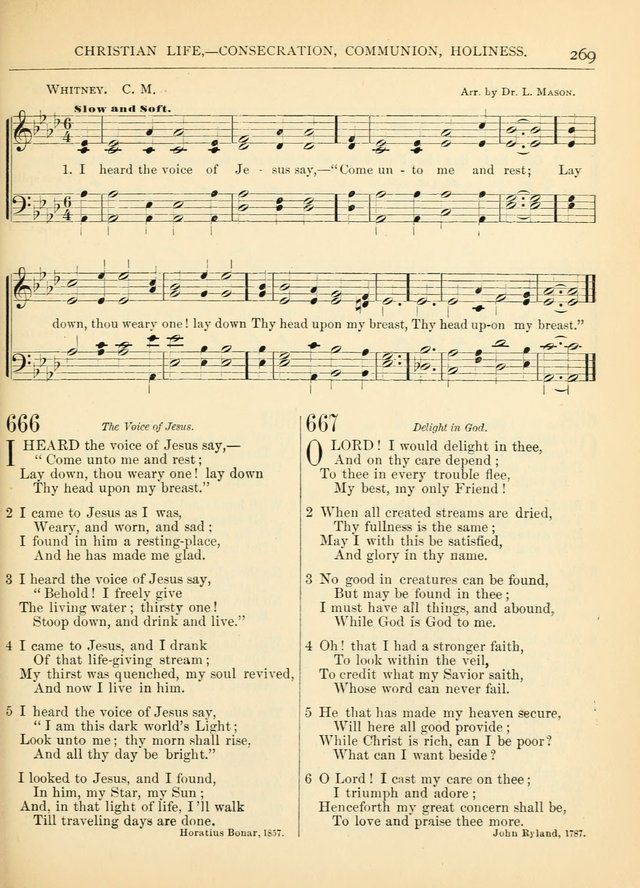 Hymns for the Sanctuary and Social Worship: with tunes page 269