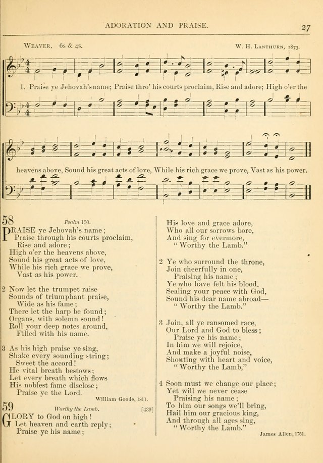 Hymns for the Sanctuary and Social Worship: with tunes page 29