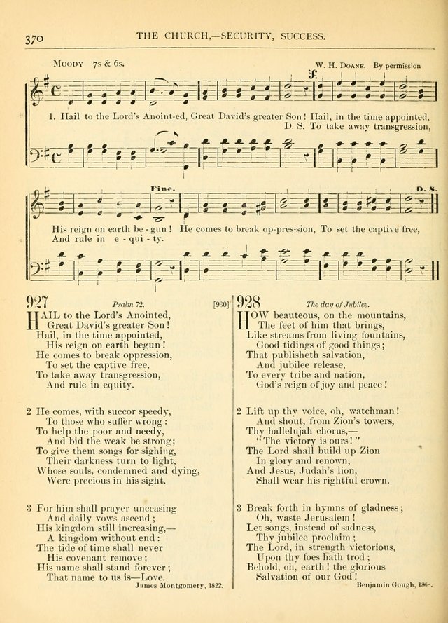 Hymns for the Sanctuary and Social Worship: with tunes page 374