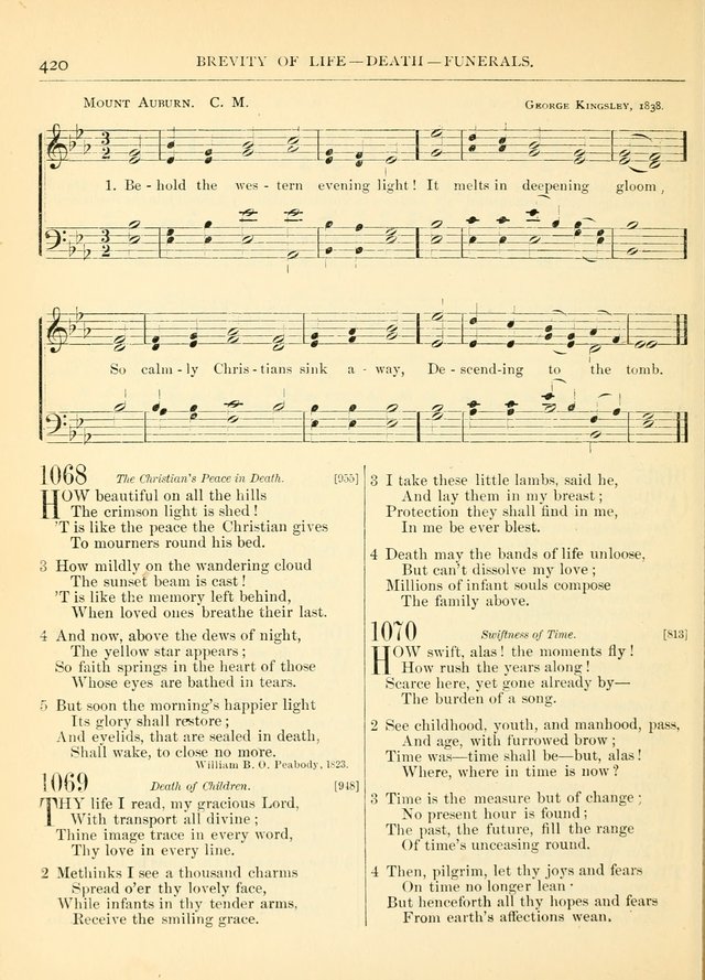 Hymns for the Sanctuary and Social Worship: with tunes page 424