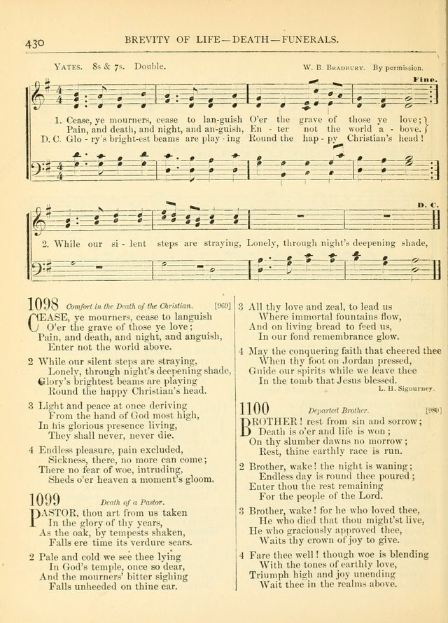 Hymns for the Sanctuary and Social Worship: with tunes page 434