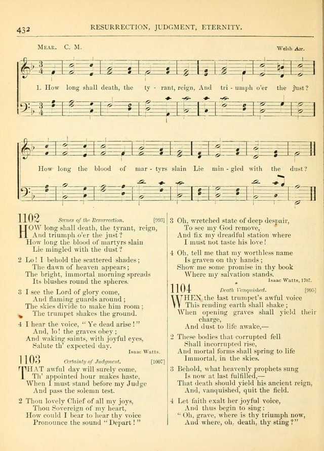 Hymns for the Sanctuary and Social Worship: with tunes page 436