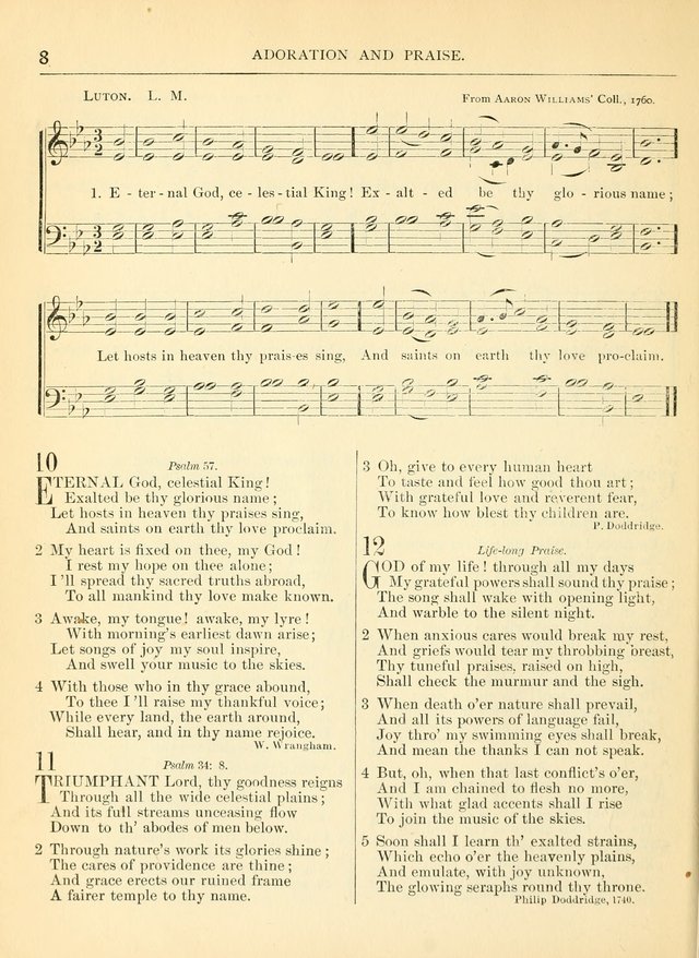 Hymns for the Sanctuary and Social Worship: with tunes page 8
