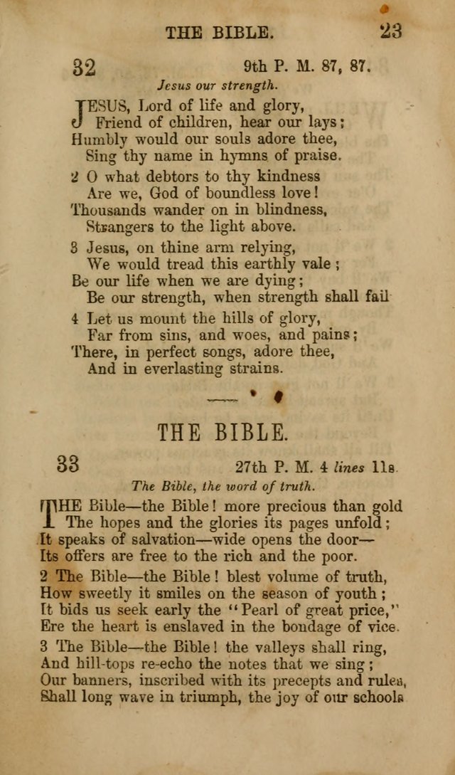 Hymns for Sunday Schools, Youth, and Children page 23