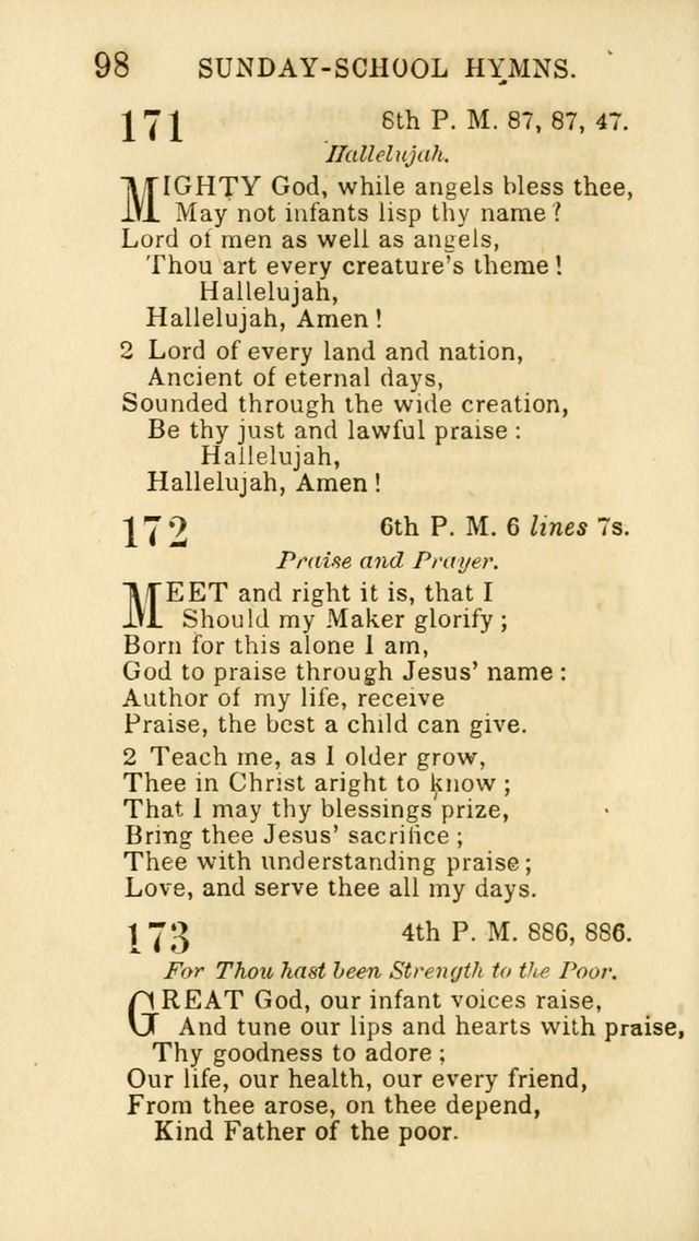 Hymns for Sunday Schools, Youth and Children page 100
