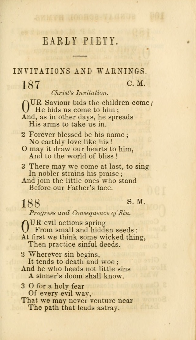Hymns for Sunday Schools, Youth and Children page 107