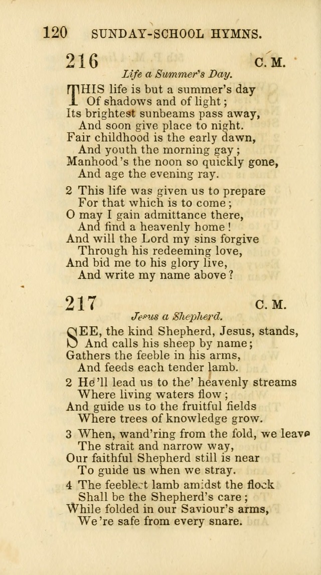 Hymns for Sunday Schools, Youth and Children page 122