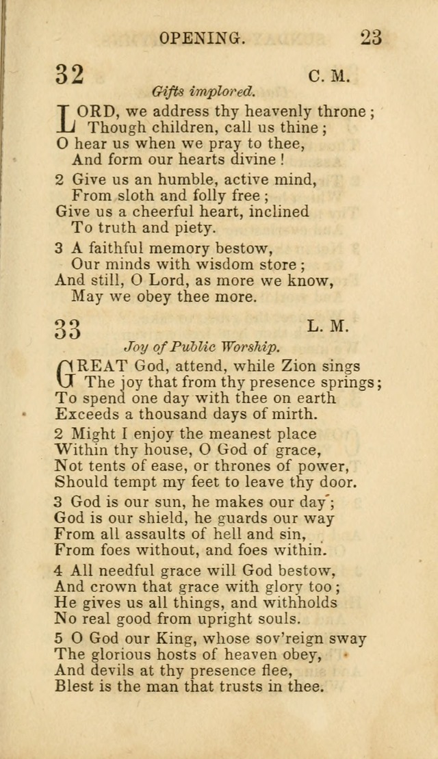 Hymns for Sunday Schools, Youth and Children page 23