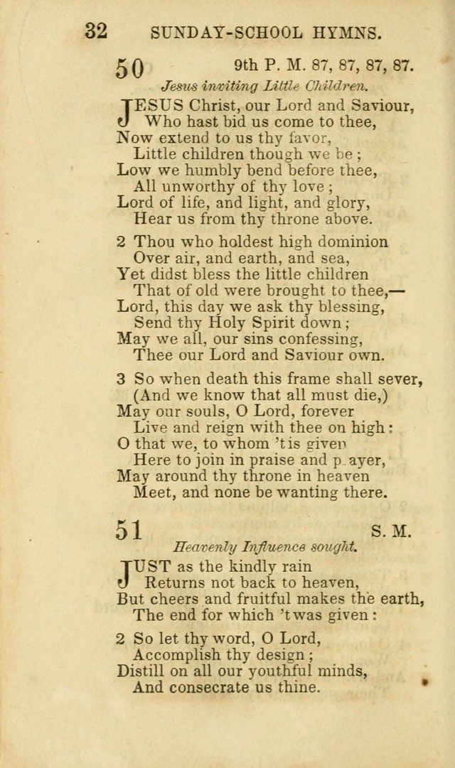 Hymns for Sunday Schools, Youth and Children page 32