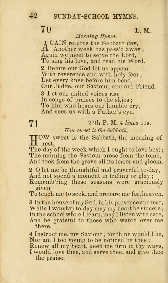 Hymns for Sunday Schools, Youth and Children page 42