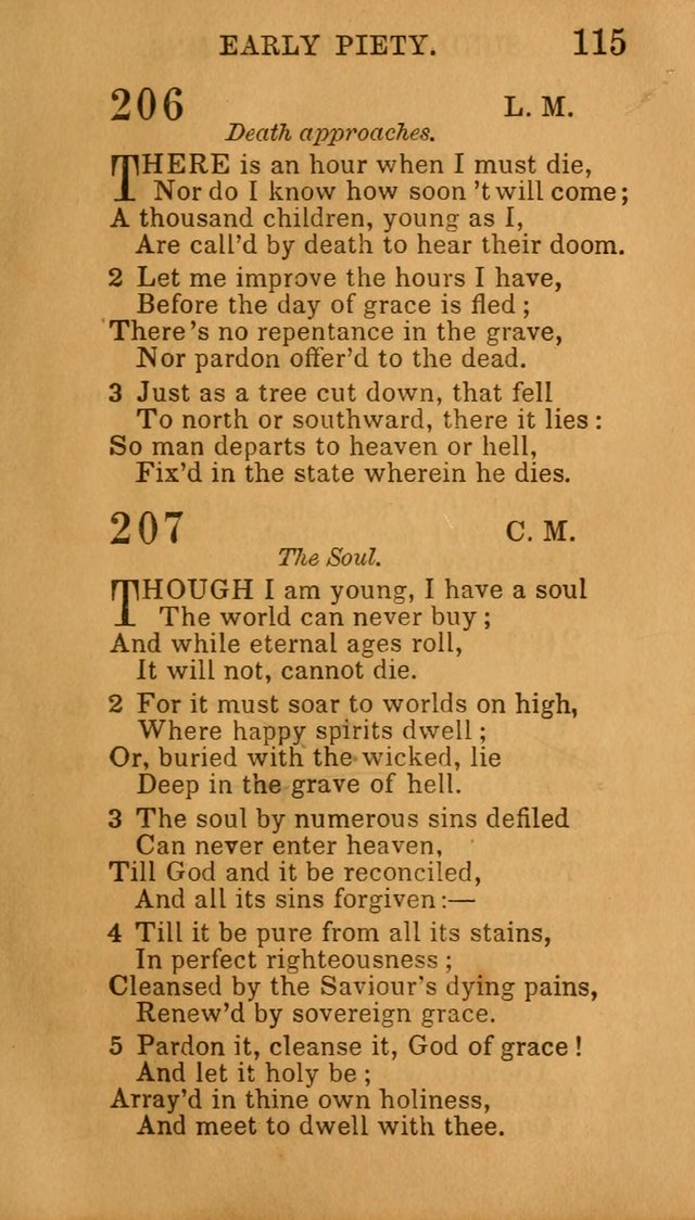 Hymns for Sunday Schools, Youth, and Children page 115