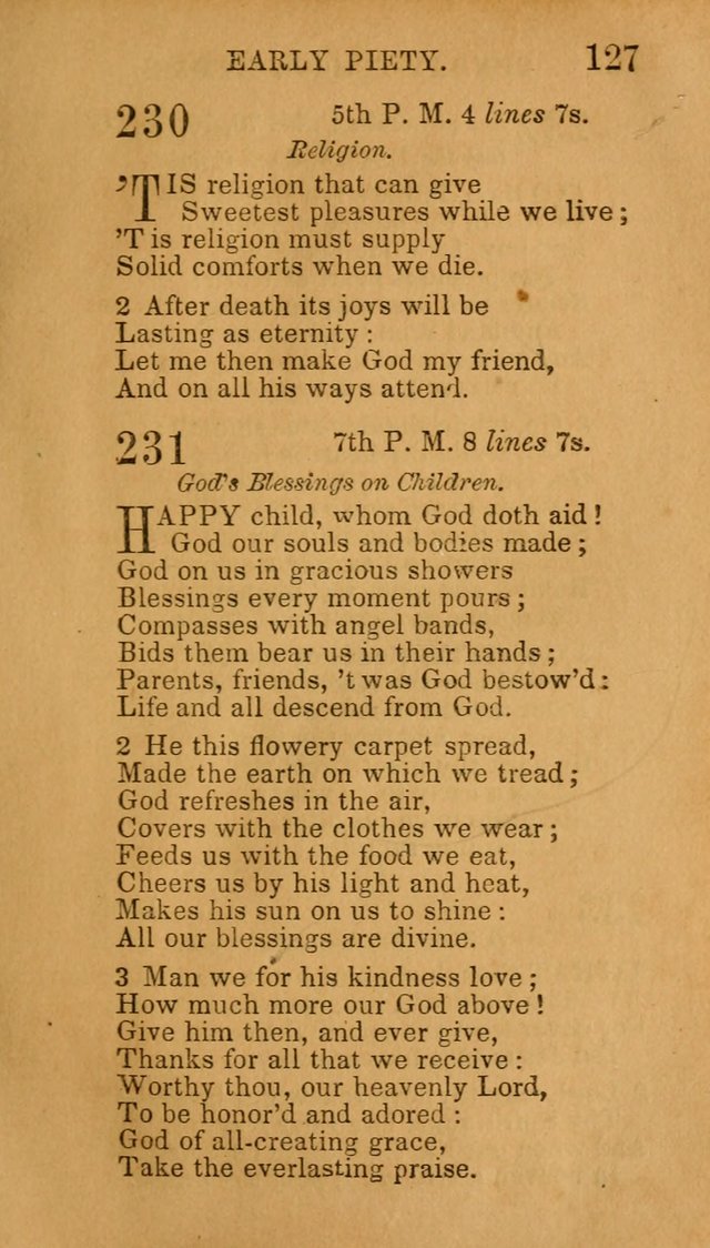 Hymns for Sunday Schools, Youth, and Children page 127