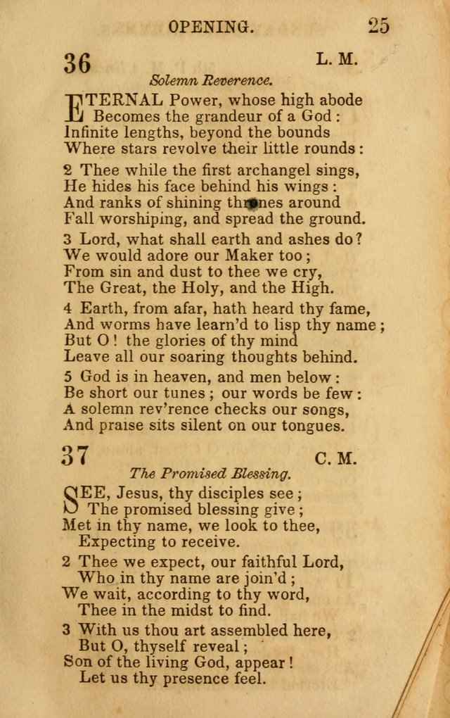 Hymns for Sunday Schools, Youth, and Children page 25