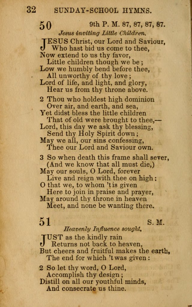 Hymns for Sunday Schools, Youth, and Children page 32