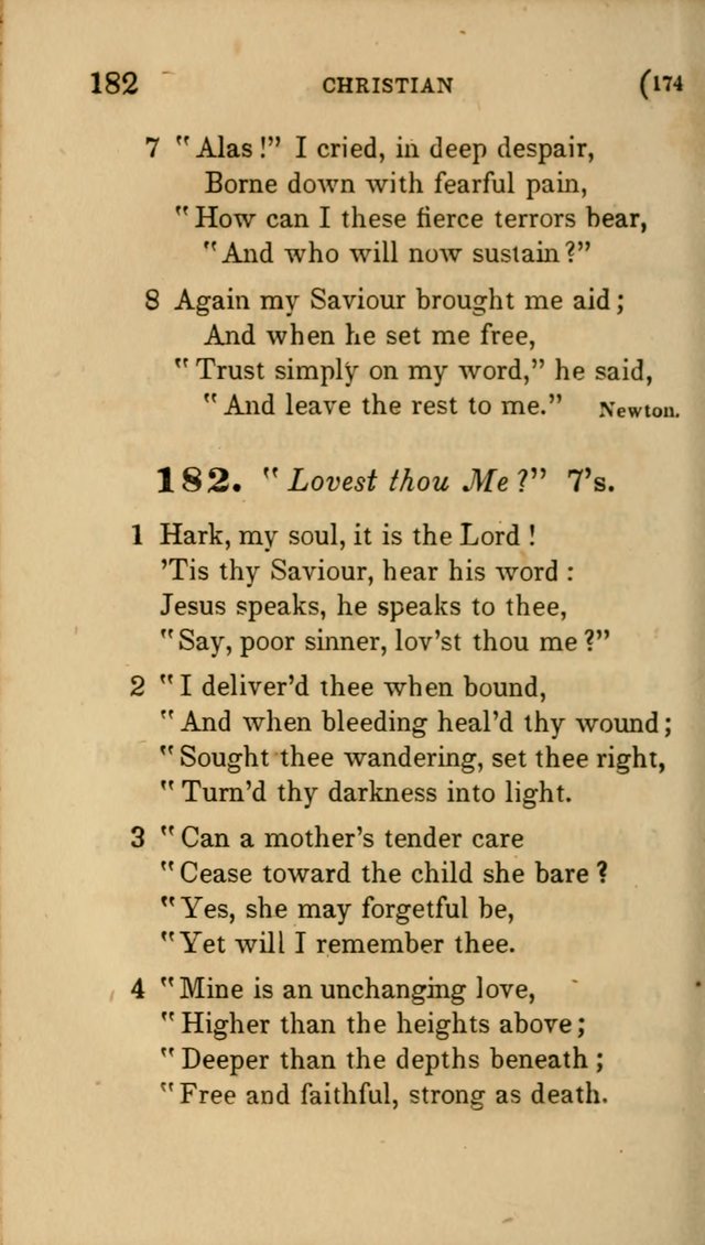 Hymns for Social Worship: selected from Watts, Doddridge, Newton, Cowper, Steele and others page 174