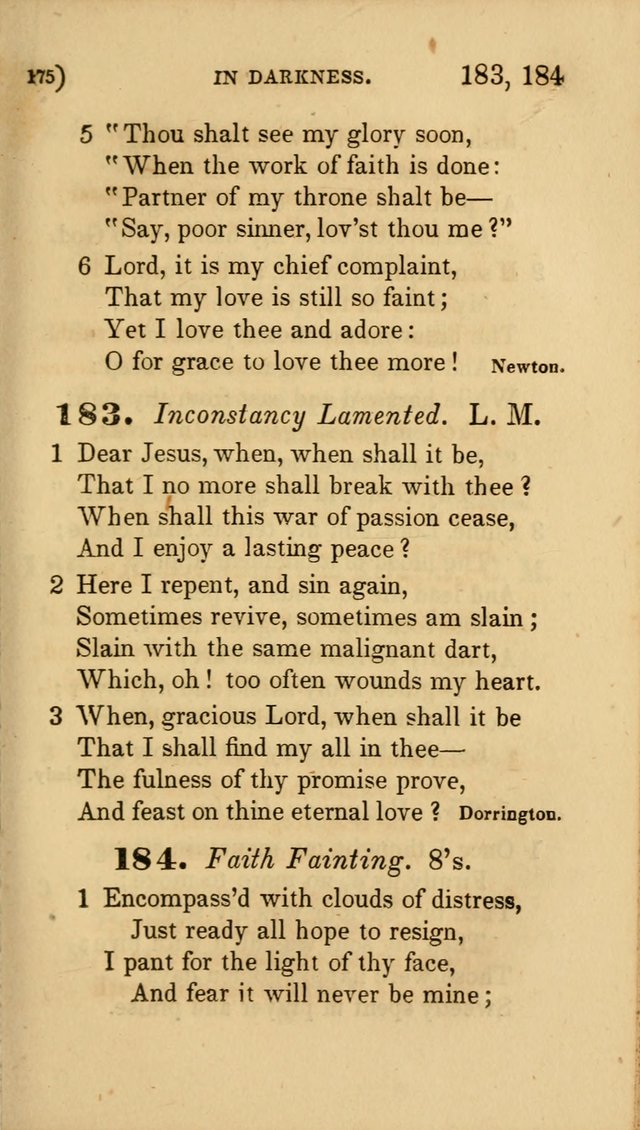 Hymns for Social Worship: selected from Watts, Doddridge, Newton, Cowper, Steele and others page 175