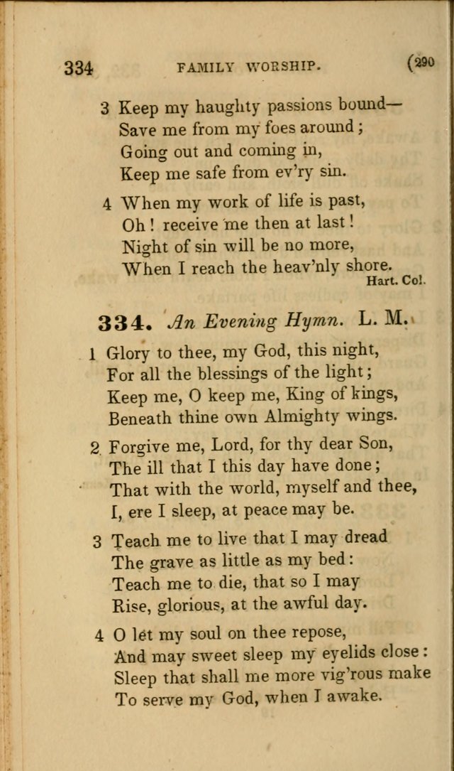 Hymns for Social Worship: selected from Watts, Doddridge, Newton, Cowper, Steele and others page 290