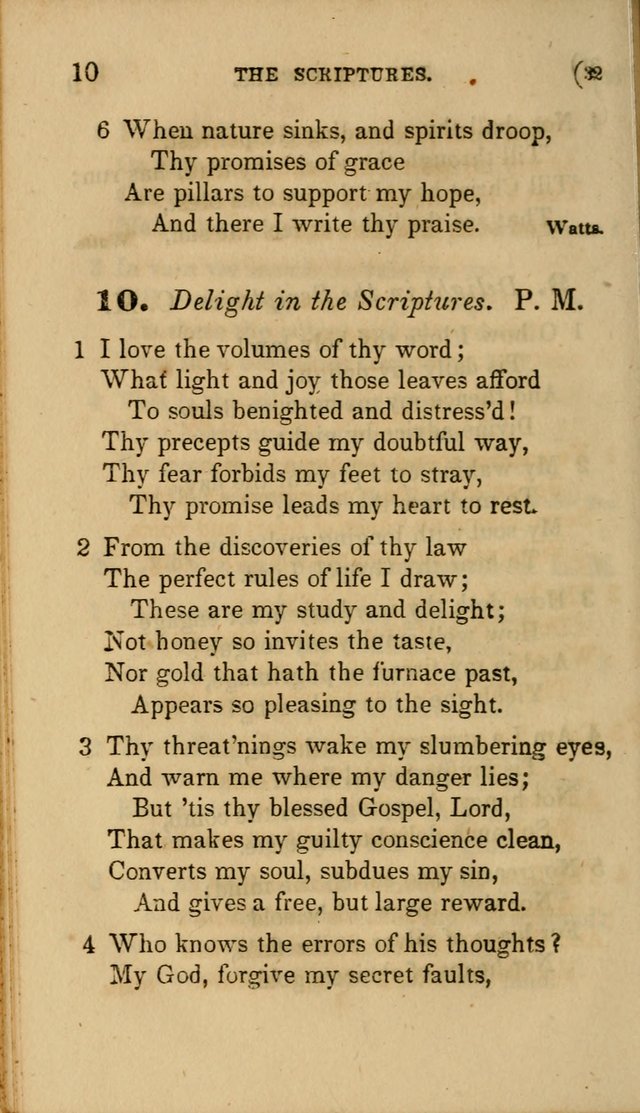 Hymns for Social Worship: selected from Watts, Doddridge, Newton, Cowper, Steele and others page 32