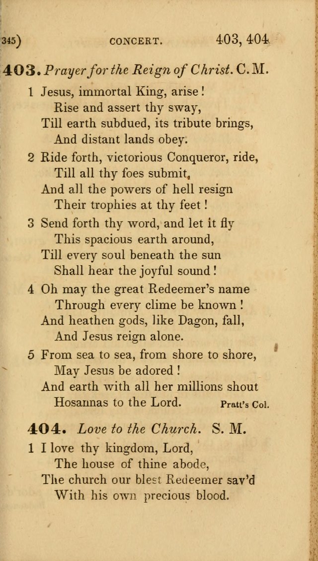 Hymns for Social Worship: selected from Watts, Doddridge, Newton, Cowper, Steele and others page 345