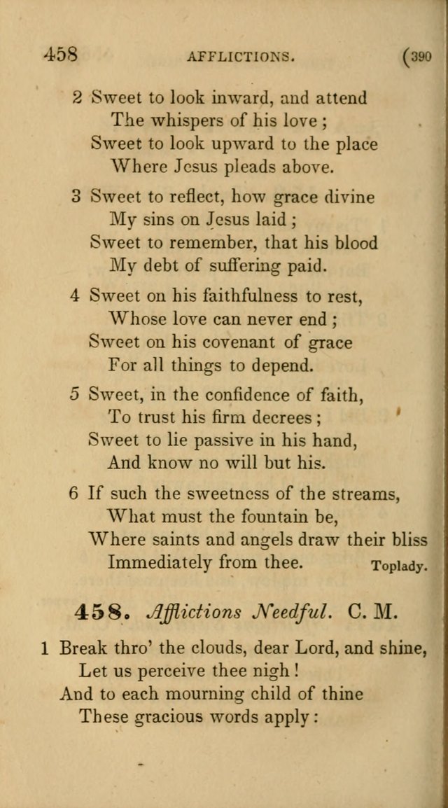 Hymns for Social Worship: selected from Watts, Doddridge, Newton, Cowper, Steele and others page 390