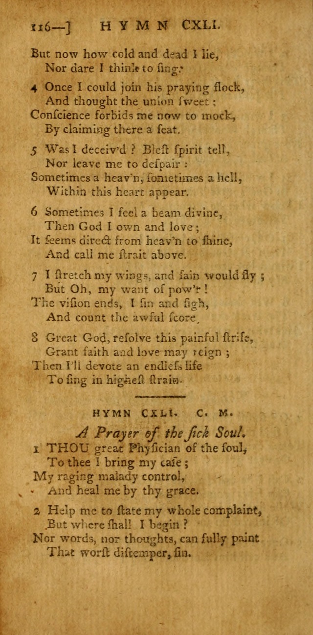 The Hartford Selection of Hymns: from the most approved authors: to which are added a number never before published (2nd ed.) page 116