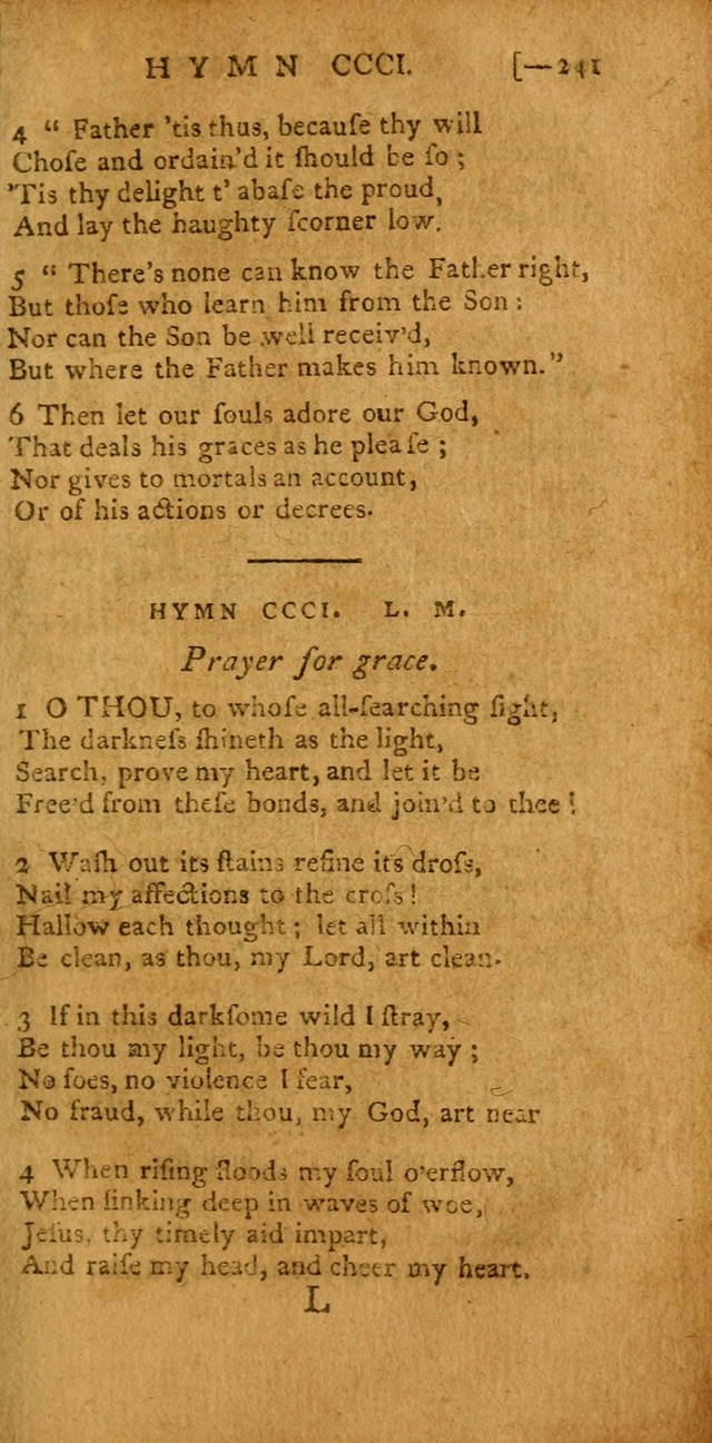 The Hartford Selection of Hymns: from the most approved authors: to which are added a number never before published (2nd ed.) page 241