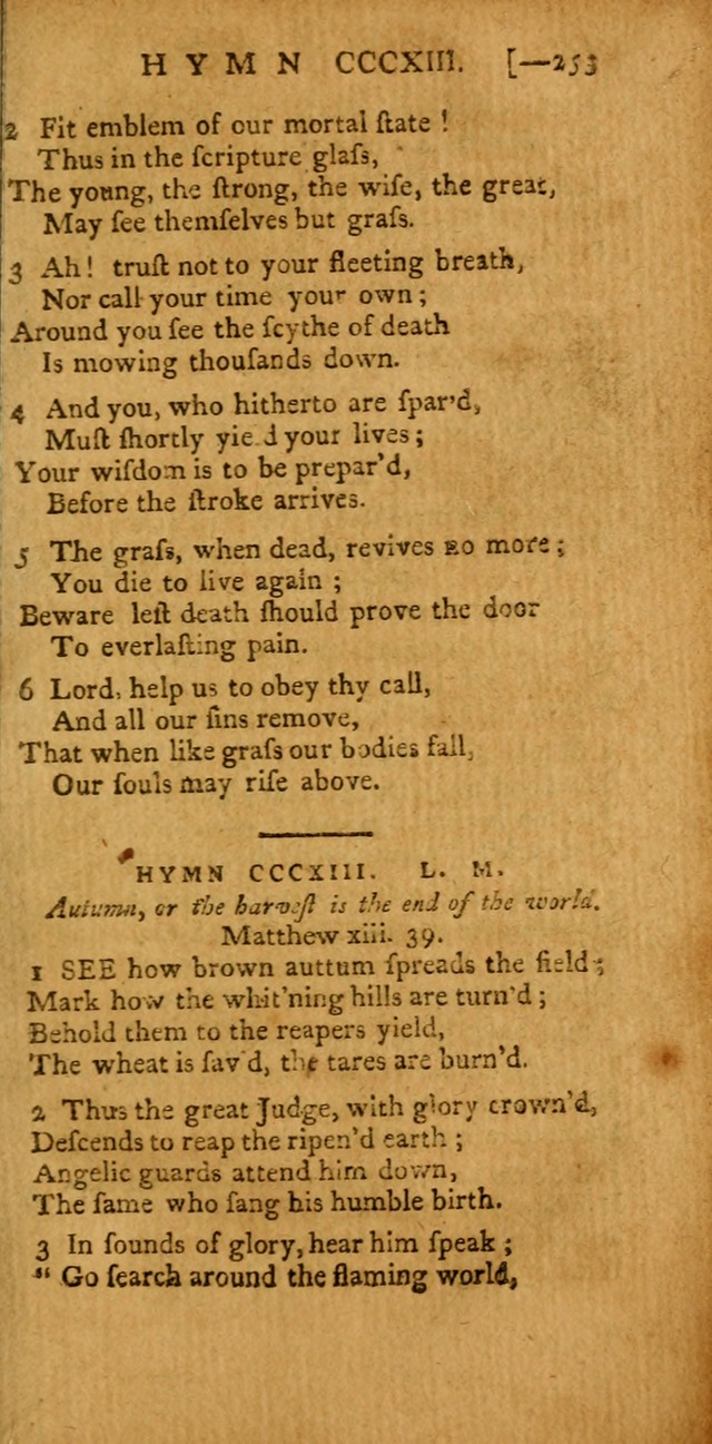 The Hartford Selection of Hymns: from the most approved authors: to which are added a number never before published (2nd ed.) page 253