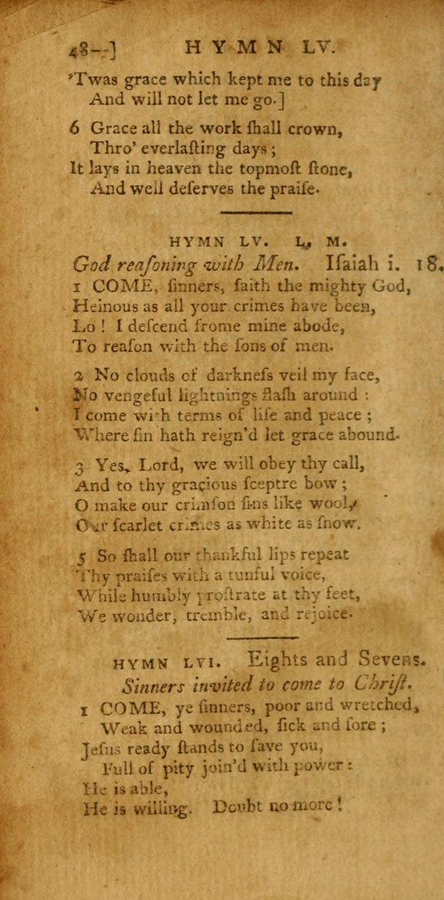 The Hartford Selection of Hymns: from the most approved authors: to which are added a number never before published (2nd ed.) page 48