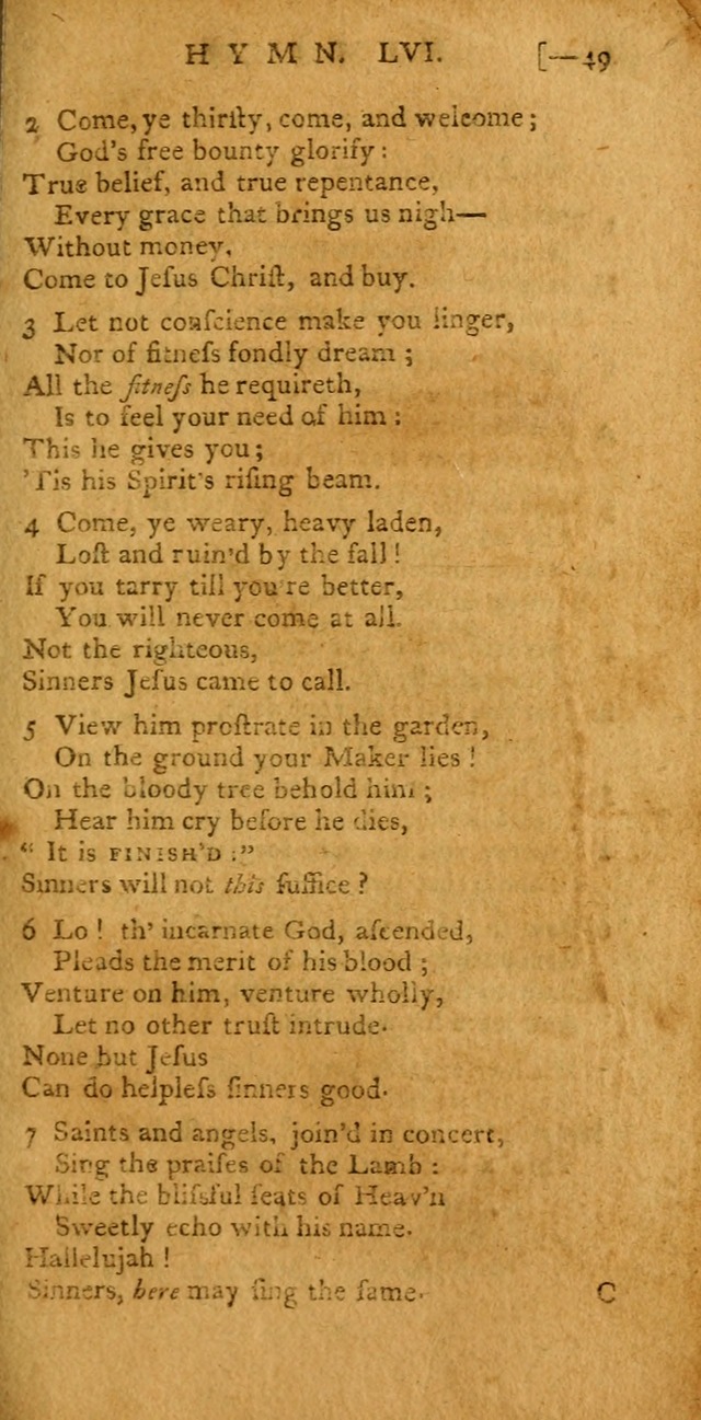 The Hartford Selection of Hymns: from the most approved authors: to which are added a number never before published (2nd ed.) page 49