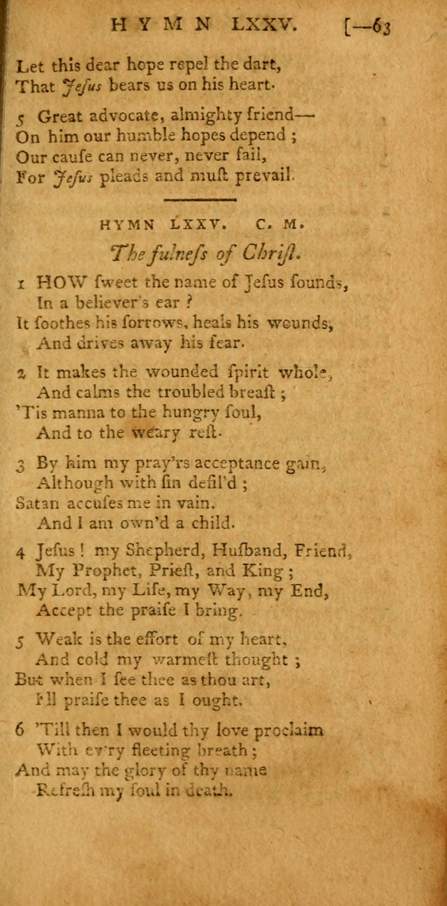 The Hartford Selection of Hymns: from the most approved authors: to which are added a number never before published (2nd ed.) page 63