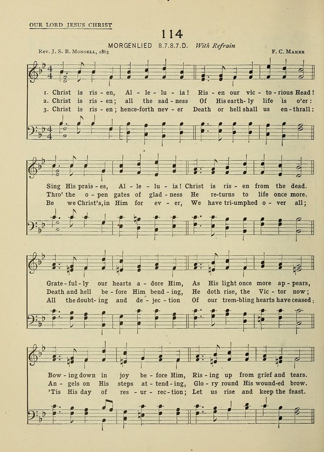 Hymns and Tunes for Schools page 114