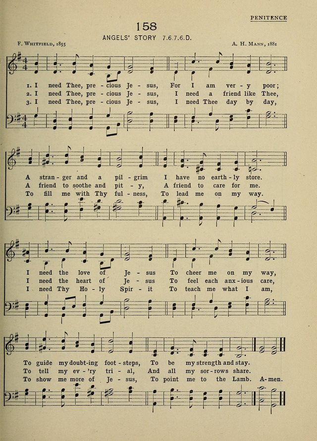 Hymns and Tunes for Schools page 157
