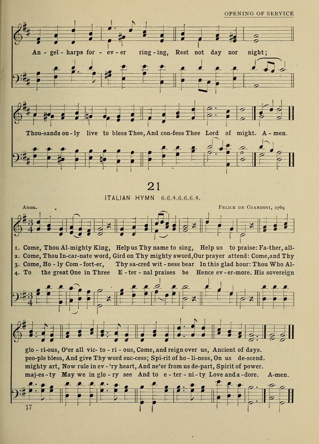 Hymns and Tunes for Schools page 17