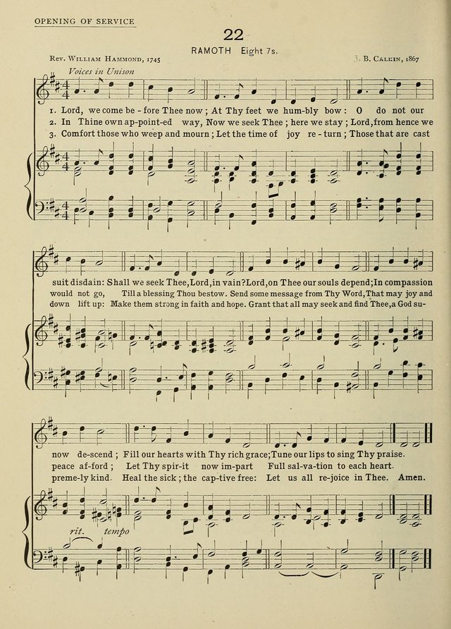 Hymns and Tunes for Schools page 18