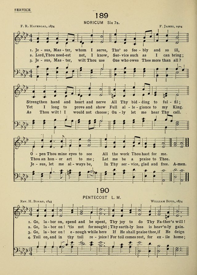 Hymns and Tunes for Schools page 184