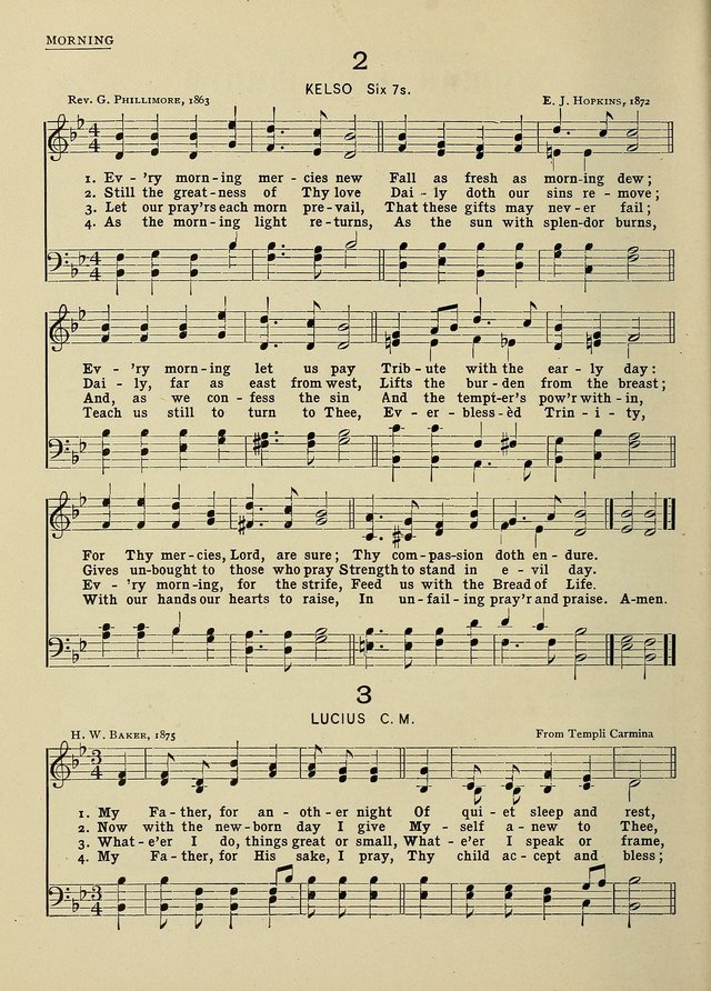 Hymns and Tunes for Schools page 2