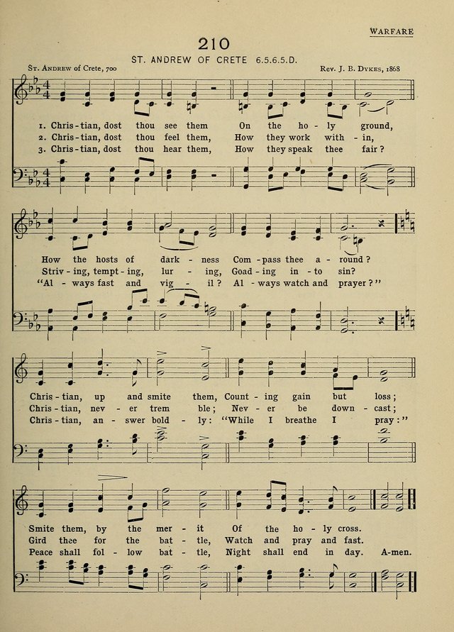 Hymns and Tunes for Schools page 207