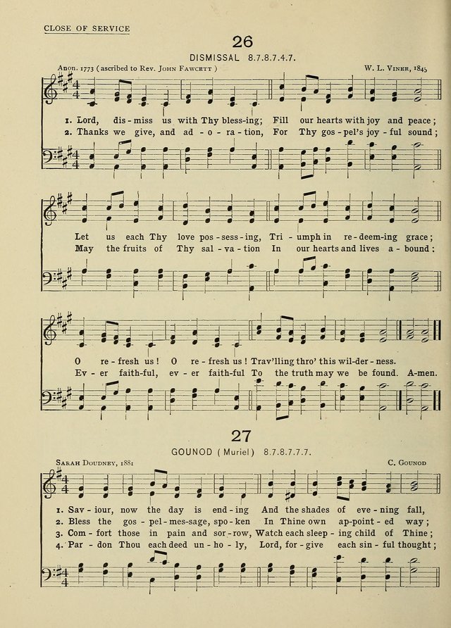 Hymns and Tunes for Schools page 22